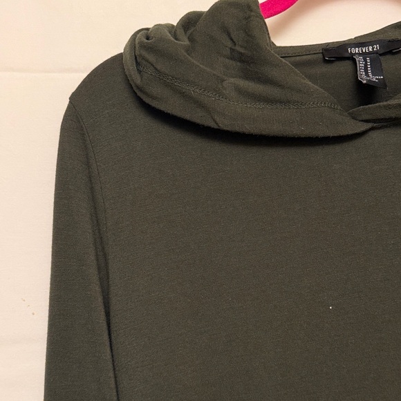 Forever 21 Olive Sweatshirt - Picture 7 of 8